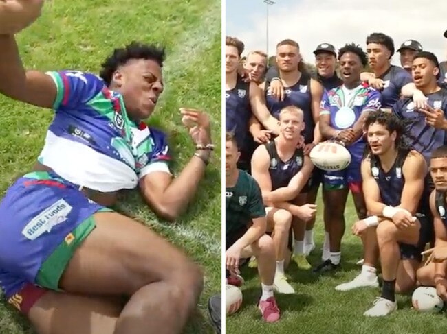 I Show Speed and Warriors team photo