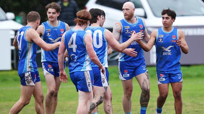 Barwon Heads has beaten Drysdale three times this season, including a qualifying final in week one. Picture: Alan Barber