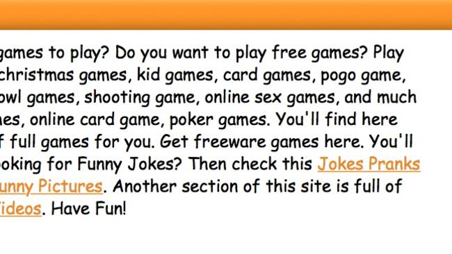 Fun Online Sex Games