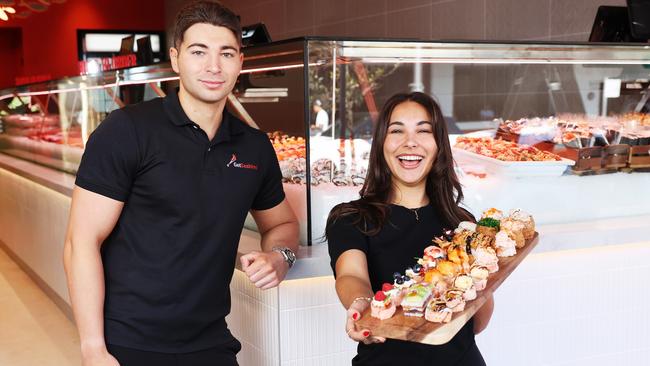 Get Sashimi founder Antonio Muollo with his sister, Sofia Muollo. Picture: Rohan Kelly