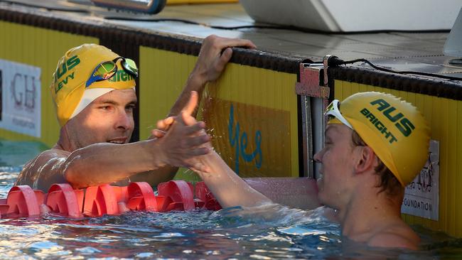 Matt Levy, right, is a veteran of the Paralympics.