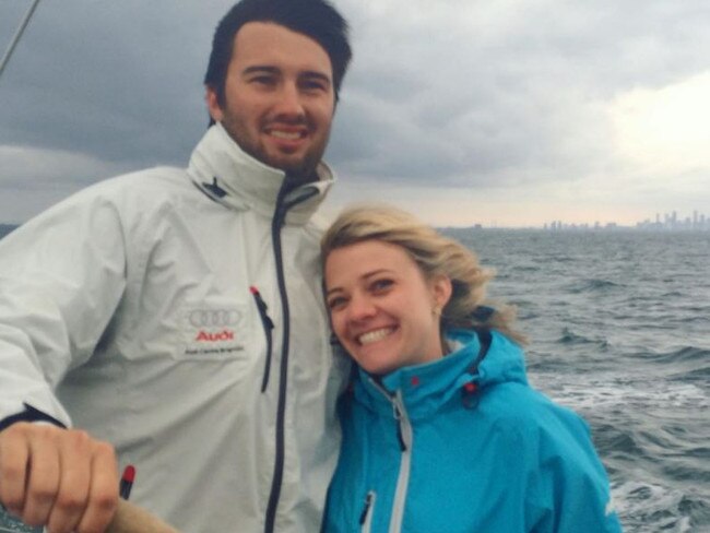 Jessica Watson’s partner Cameron Dale suddenly died from a stroke in 2021. Picture: Instagram