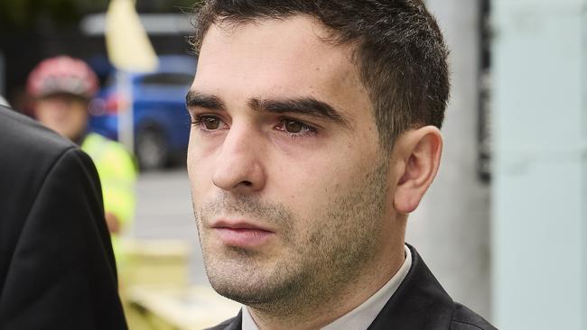 Gabriele Cairo leaving the Adelaide Magistrates Court on Wednesday, January 17. Picture: Matt Loxton