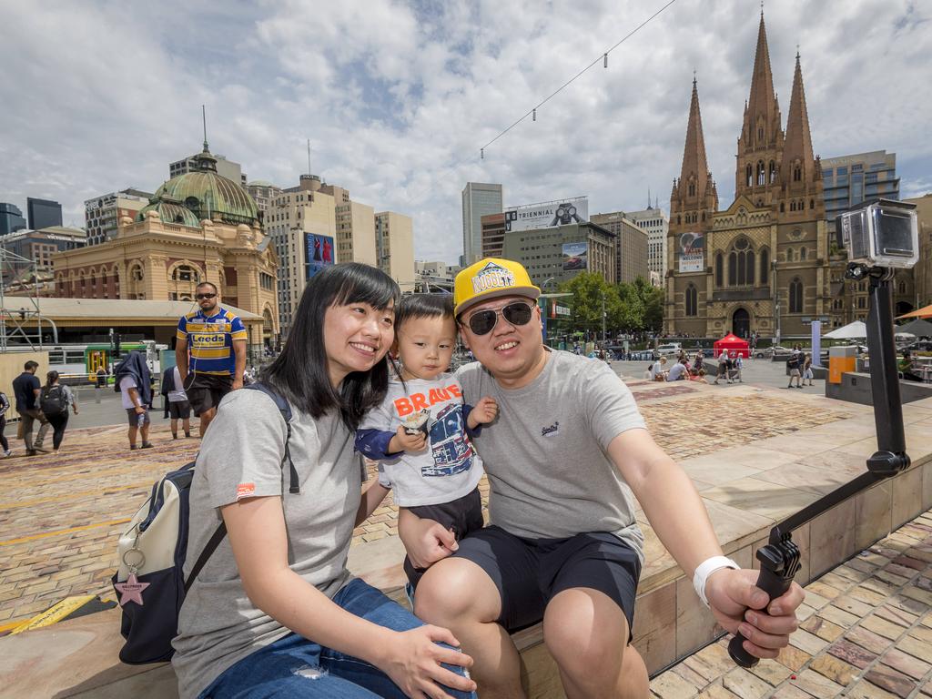 Some parts of Australia are already reporting a significant dip in Chinese tourist numbers. Picture: Jason Edwards