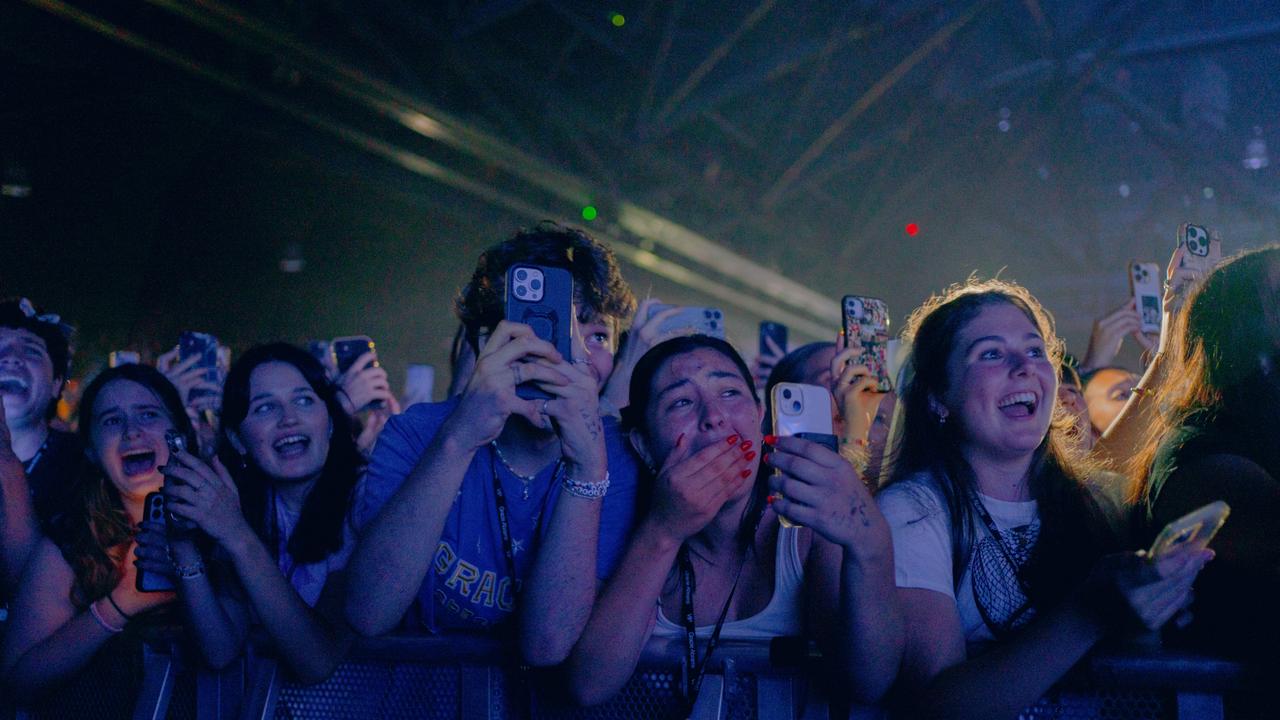 Ecstatic fans at the Hordern Pavilion in Sydney on January 18. Picture: @laurentepfer