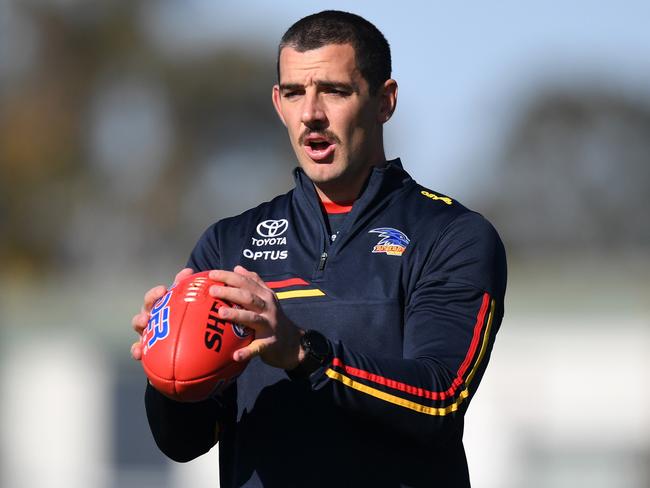 Adelaide Crows forward Taylor Walker’s AFL future is uncertain. (Photo by Morgan Hancock/Getty Images)