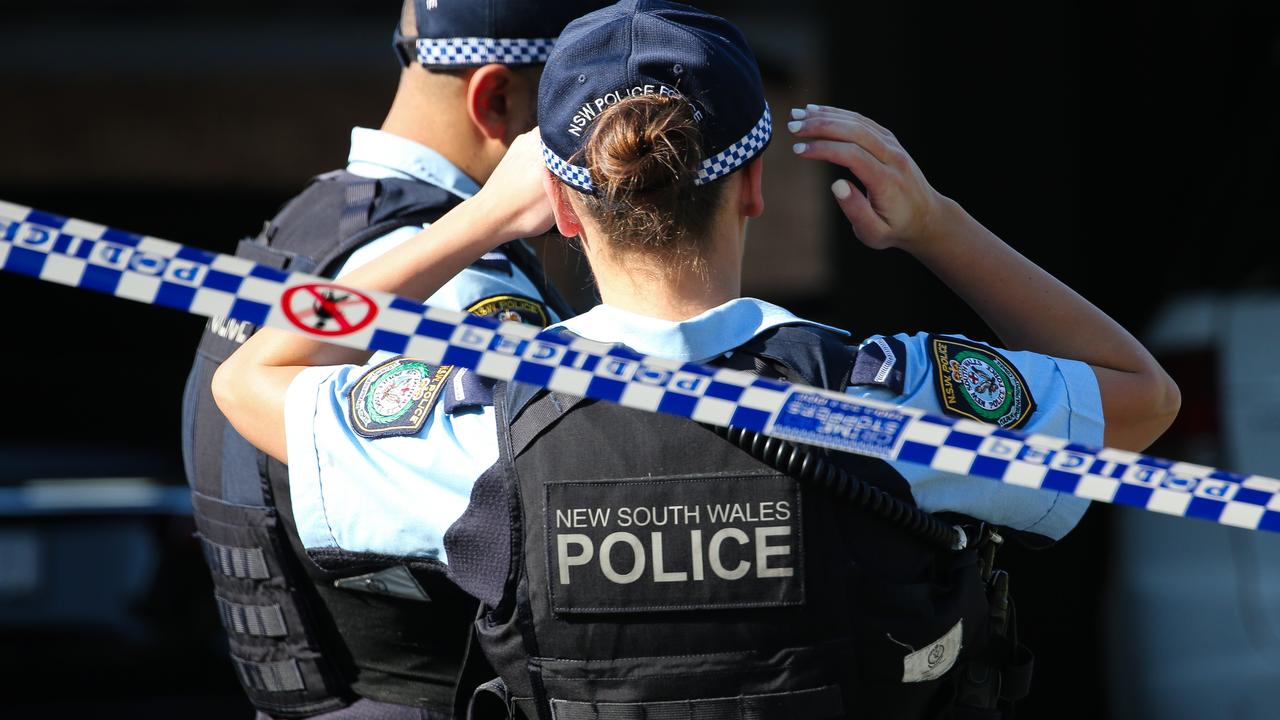 NSW Police arrested a man outside a politician’s home on June 26, 2024. Picture: NCA NewsWire/ Gaye Gerard