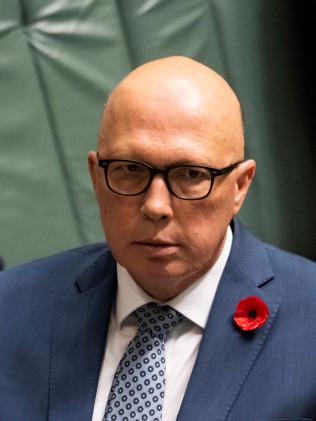Opposition leader Peter Dutton has called for Mr Putin to show 'decency' by extraditing the now convicted murderers. Picture: NCA NewsWire / Martin Ollman