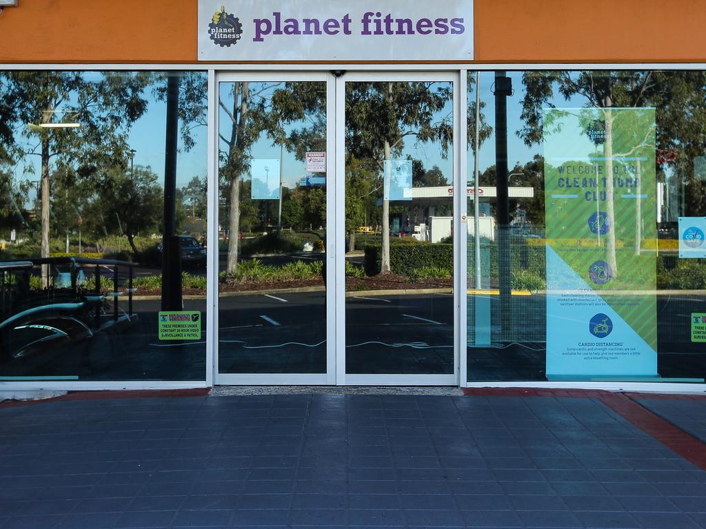 Planet Fitness in Casula has been closed after staff and two patrons tested positive. Picture: NCA Newswire/ Gaye Gerard