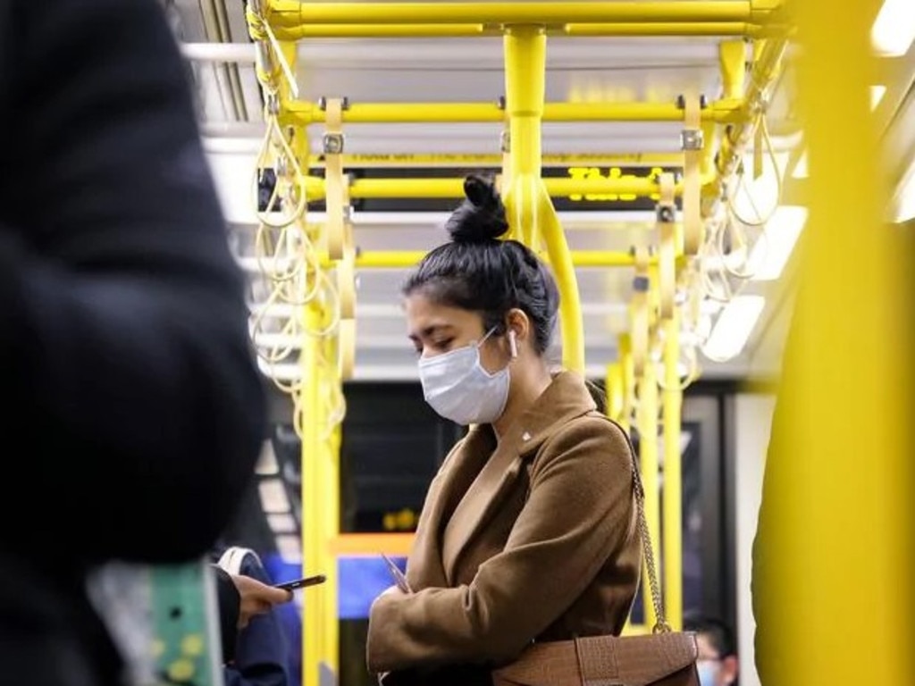Wearing masks in public could become the norm for Victorians as they battle a second rise in COVID-19 cases. Picture: Luis Enrique Ascui.