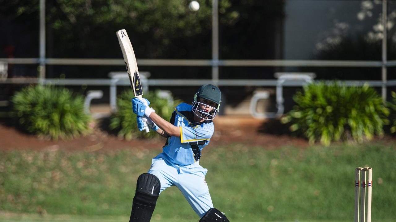 Adam Armstrong bats for Western Districts Warriors against Metropolitan-Easts White in round 3 B-grade One Day Toowoomba Cricket at Harristown State High School oval, Saturday, October 19, 2024. Picture: Kevin Farmer