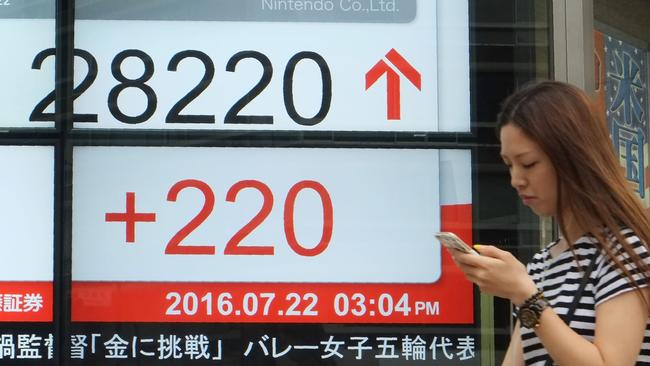 Nintendo dropped by 18 per cent after having an initial rise due to Pokemon Go. Picture: Kazuhiro Nogi