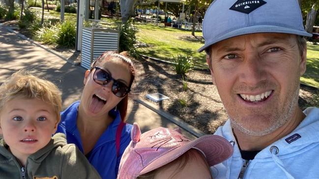 Terranora school teacher is dad to Kai and Millie and husband to Amy - all of which have been rattled by his sarcoma diagnosis.