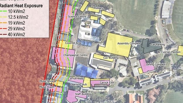 Development application plans for the new campus layout. Photo: Supplied.