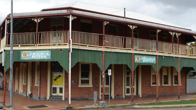 The pub’s veranda railings were falling out but the brick building’s structure was said to still be in good condition.