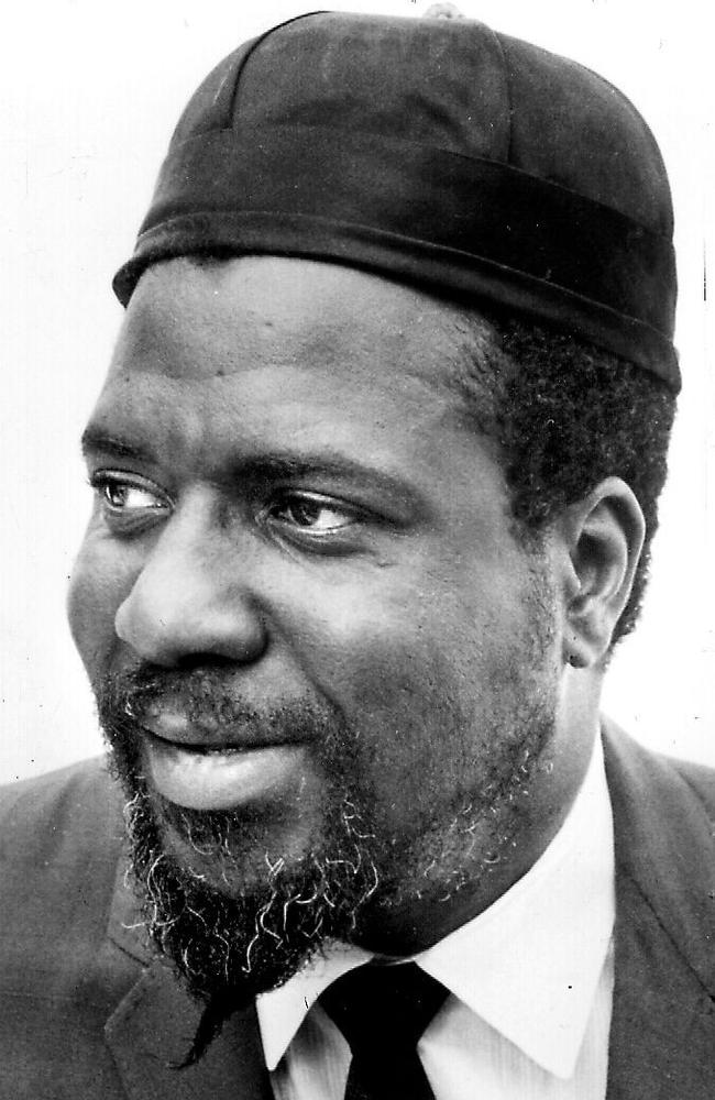 Jazz musician Thelonious Monk.