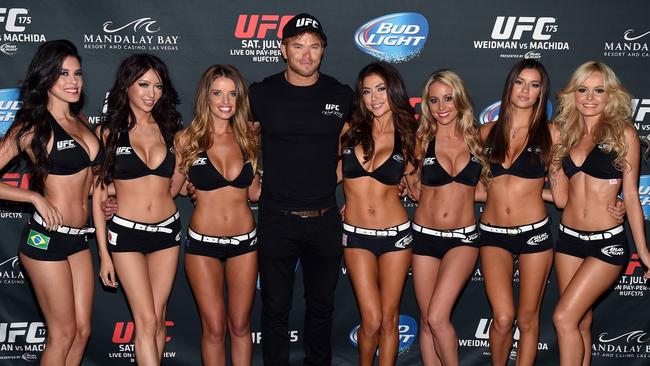 Octagon girls have long been a part of the UFC. (Photo by Ethan Miller/Getty Images)