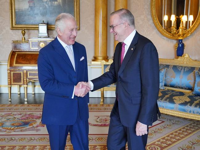 Anthony Albanese invited King Charles to Australia despite being committed to replacing the King with a president as head of state. Picture: Getty Images