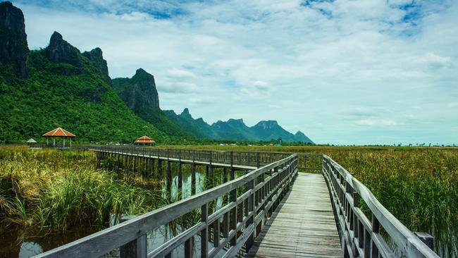 The lake at Khao Sam Roi Yot National Park.