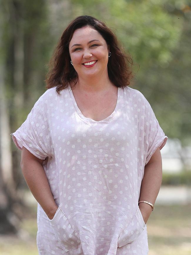 Jean Madden pictured nearby her home in Brisbane. Picture: Annette Dew.