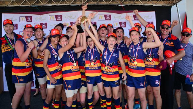 Narangba Crows claimed the under 14 title.