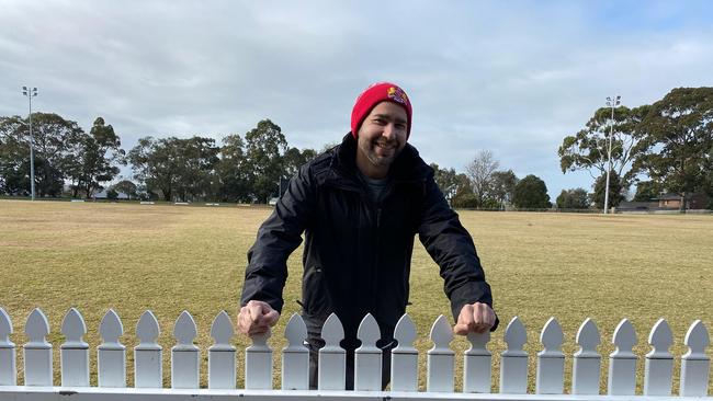 Casey South Melbourne assistant coach Will Carr at Berwick Cricket Club.