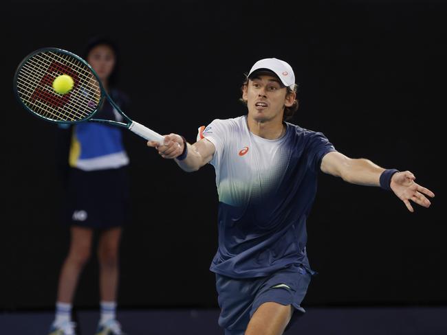 Alex de Minaur will carry Australia’s hopes of a deep Australian Open run. Picture: Michael Klein