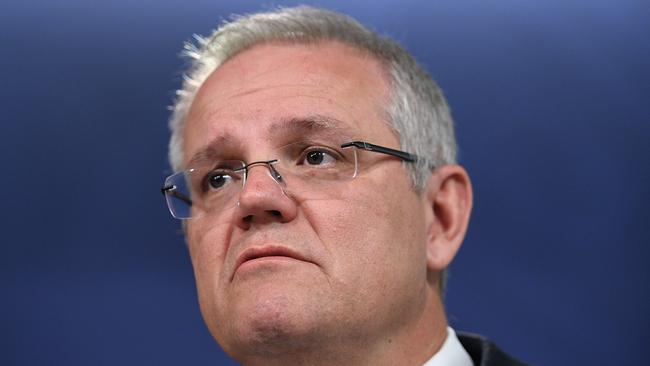 Prime Minister Scott Morrison needs a chance to promote ideas such as a new coal-fired power plant to have a chance at usurping Bill Shorten in the polls. Picture: Dan Himbrechts