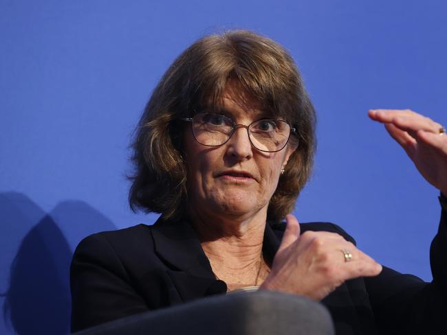 14/11/24: RBA boss Michele Bullock, at the ASIC Annual Conference at the Hilton hotel. John Feder/The Australian.