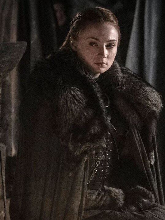 Sophie Turner as Sansa Stark in Game of Thrones.