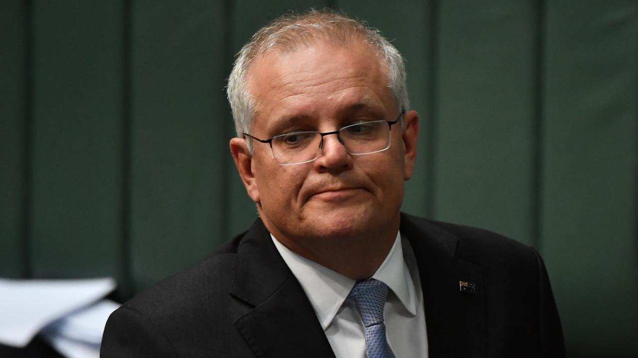 Prime Minister Scott Morrison refused to be drawn on Mr Porter’s future in Parliament on Wednesday. Picture: Sam Mooy/Getty Images