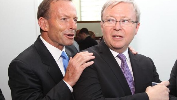 06/08/2013 CHP: 06/08/2013 CHP: Kevin Rudd and Tony Abbott go head to head at the election