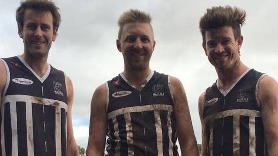 Sam Angus (right) has been a star for Mallala. Picture: Facebook