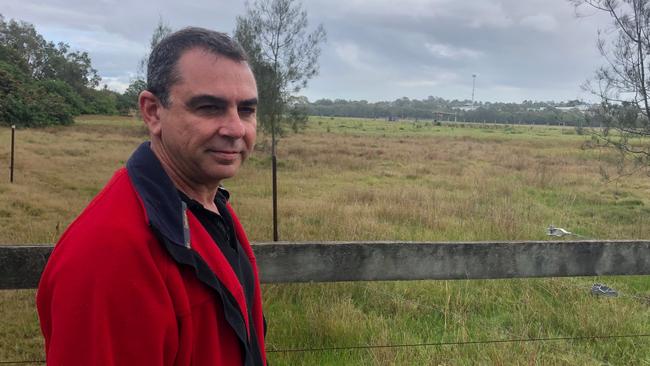 Villiers St resident Craig Squires at the polo fields. Picture: Danielle Buckley