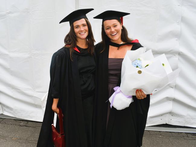 Dr Sasza Koczanowski (MD Doctor of Medicine) and Dr Alice Chirnside (MD Doctor of Medicine) at the University of Melbourne graduations held at the Royal Exhibition Building on Saturday, December 7, 2024. Picture: Jack Colantuono