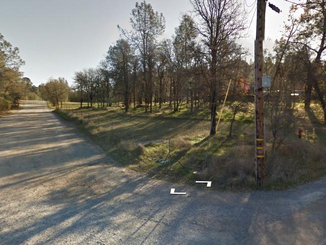 The start of the trail at Mountain Gate, near the Papini’s Redding home, where she vanished and where her husband later found her mobile and headphones. Picture: Google Earth