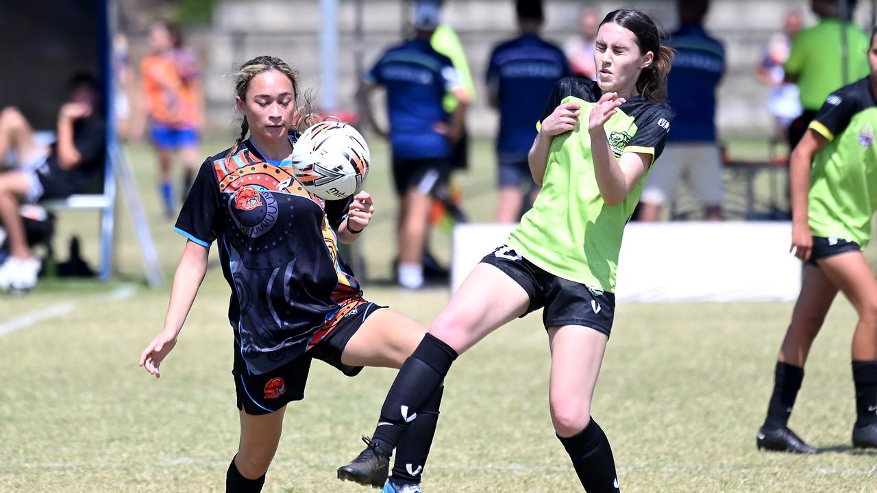 Queensland Indigenous Football's First Nations Indigenous Football Cup Thursday November 2, 2023. Picture, John Gass