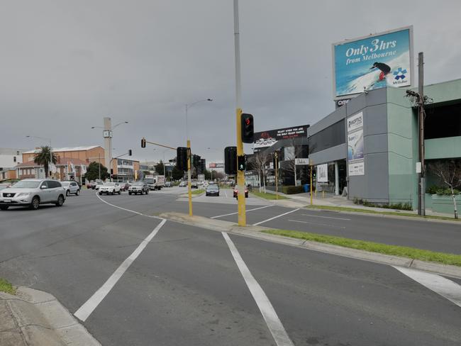 A giant electronic sign planned for this complicated intersection could pose a dangerous distraction to motorists, according to VicRoads.