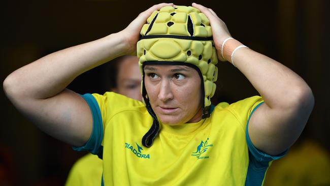 Australia’s Shannon Parry said miscommunication was no excuse for the loss. Picture: Getty