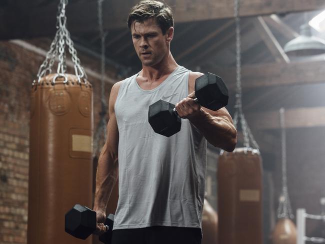 Chris Hemsworth launched his new health and fitness app, Centr, this year. Picture: Greg Funnell