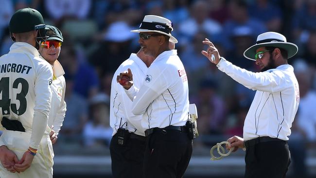 The umpires had a shocker in Birmingham. Picture: Gareth Copley/Getty Images