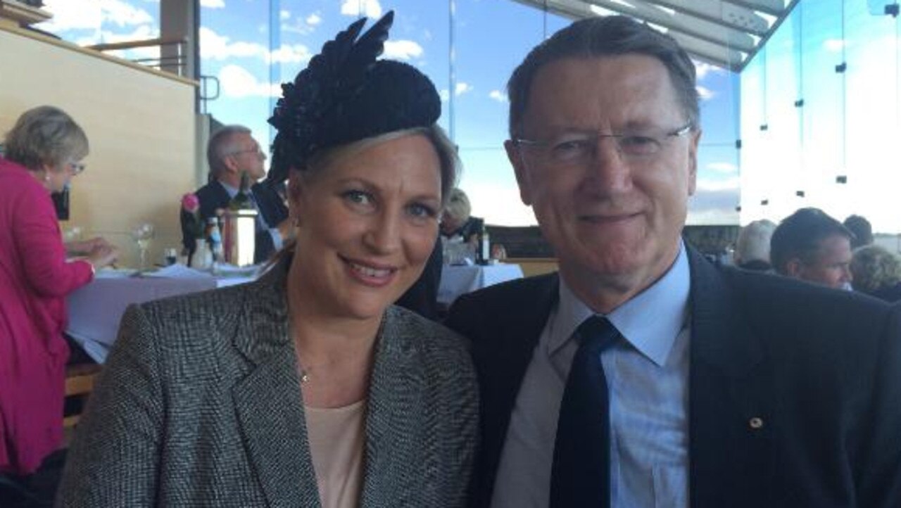 Lisa Mottram pictured with ex-husband Denis Fitzgerald in 2014.