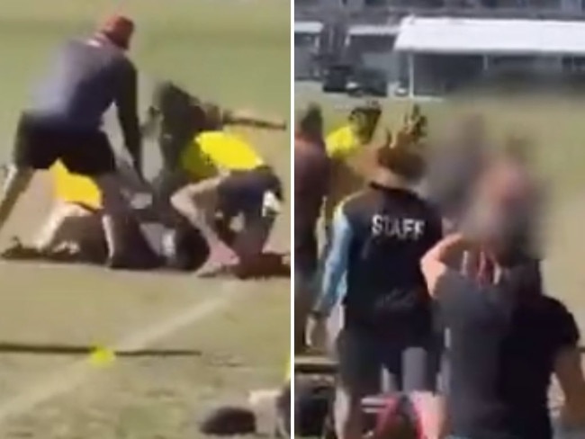 Revealed: Reason behind wild junior footy brawl