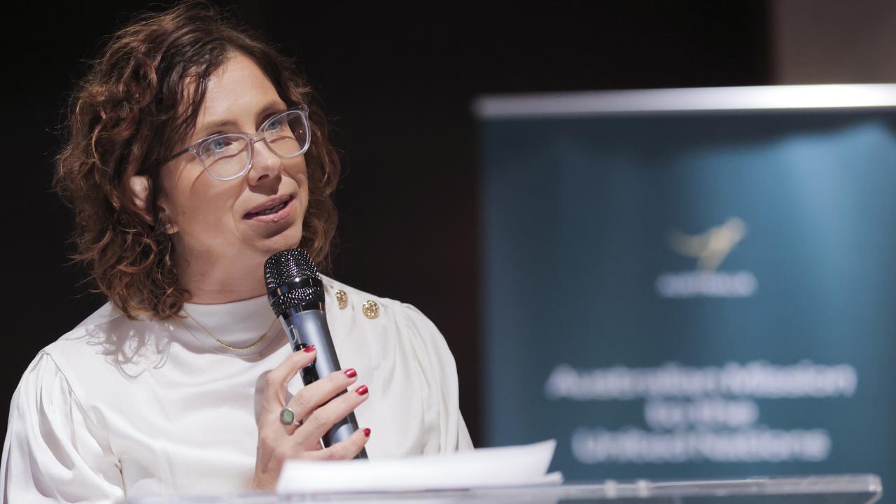 Social Services Minister Amanda Rishworth attends a United Nations conference on the Convention on the Rights of Persons with Disabilities. Picture: Supplied