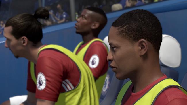 Zlatan Ibrahimovic, Paul Pogba and Alex Hunter.