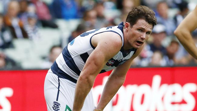 Patrick Dangerfield had a couple of missed chances against Collingwood the previous round. Picture: Colleen Petch