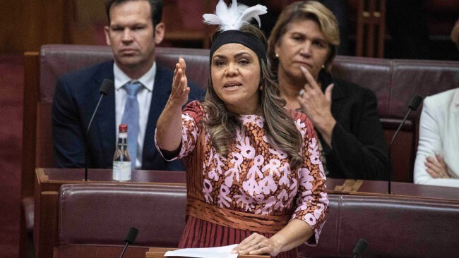 Country Liberal Party Senator Jacinta Nampijinpa Price has claimed the Indigenous Voice to Parliament campaign is run by "elites". Picture: NCA NewsWire