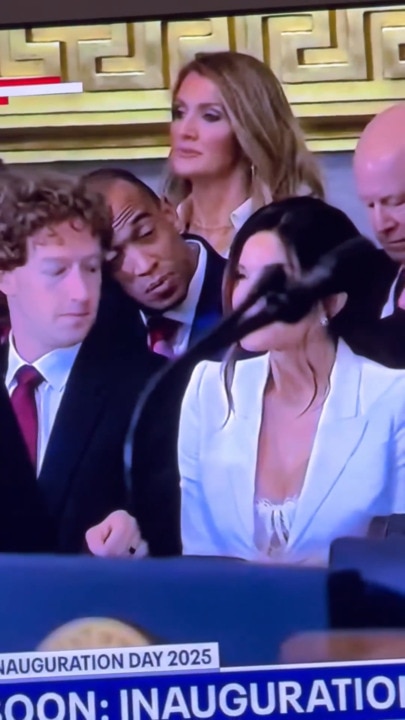 Mark Zuckerberg caught 'checking out' Bezos' fiancee Lauren Sanchez