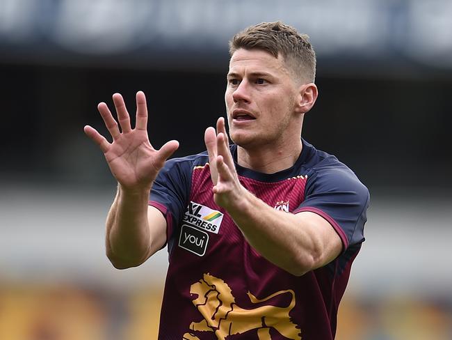 BRISBANE, AUSTRALIA - JUNE 29: Dayne Zorko in action during a Brisbane Lions AFL training session at The Gabba on June 29, 2022 in Brisbane, Australia. (Photo by Albert Perez/Getty Images)