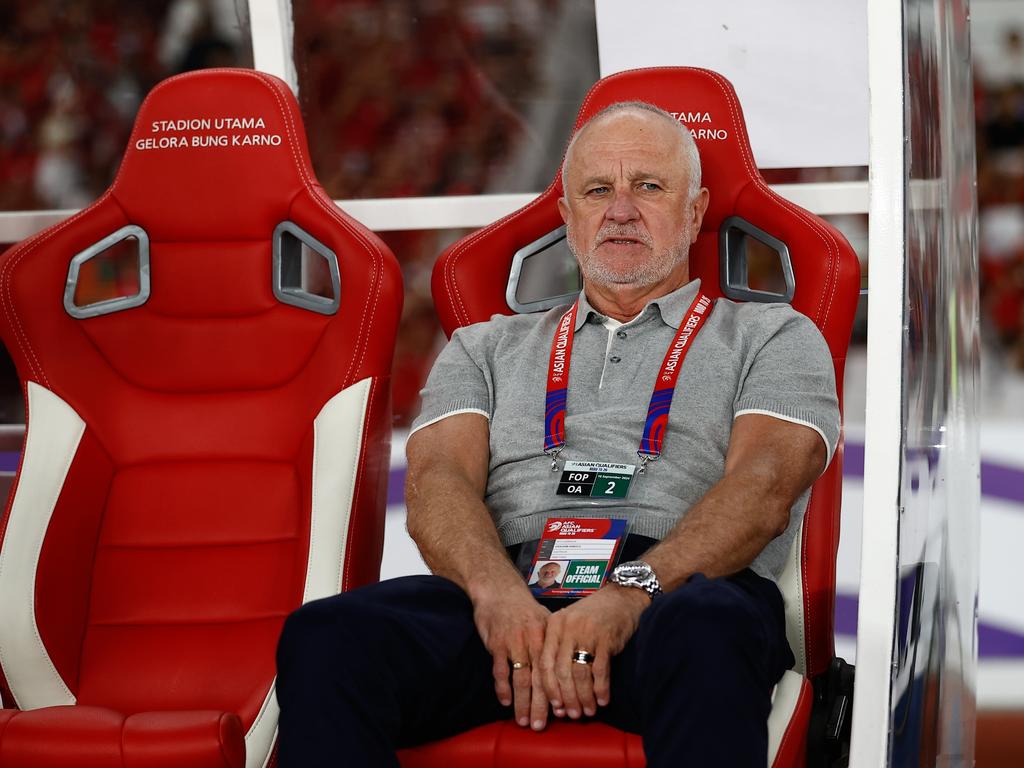 Graham Arnold had a rollercoaster time as coach at the Socceroos. Picture: Getty